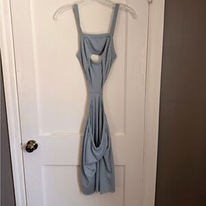 Ocean Drive Light Blue Backless Dress
